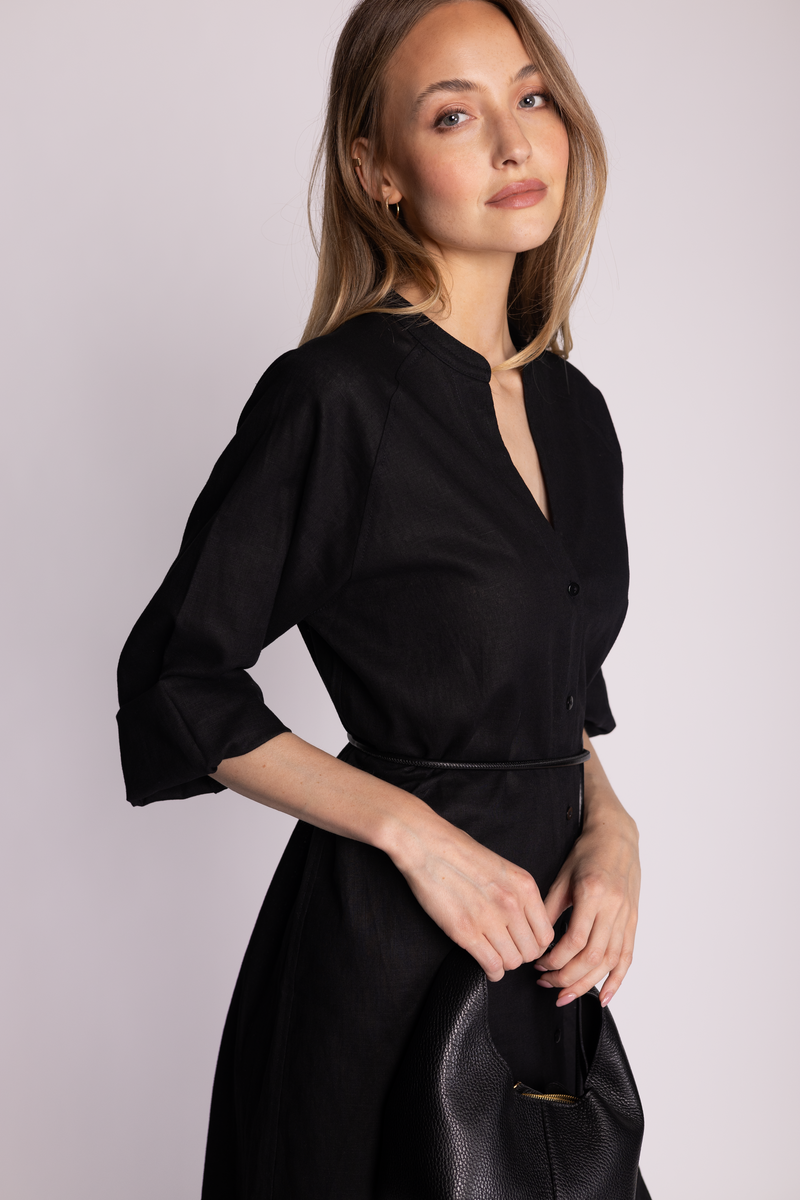 PLÁŽOVÉ ŠATY ELOISE ČERNÉ